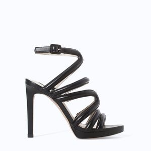 Zara Strappy Sandals with Ankle Strap